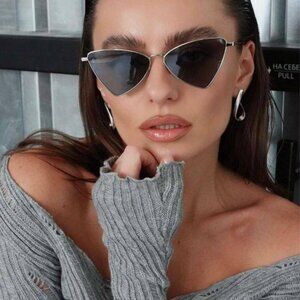 🕶️ New Saint Laurent SL303 JERRY 010 Sunglasses - Silver Frame, Grey Lenses